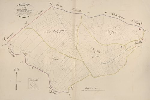 section B de la Tuilerie-Haute, 1ère feuille
