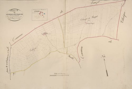 section C de Combe-Peyrouse, 1ère feuille