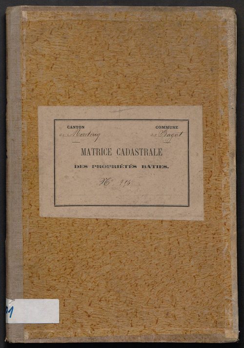 Cases 1-165. Augmentations et diminutions (1882-1891)