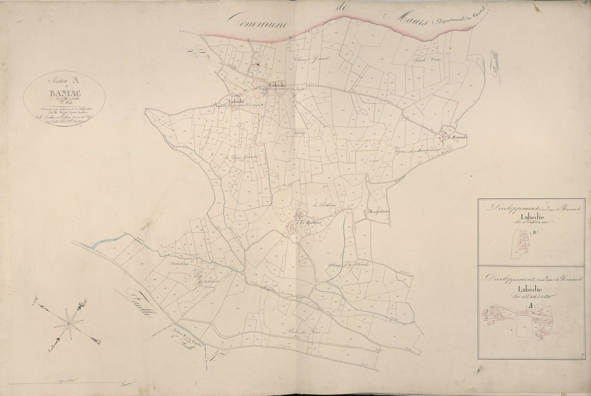 section A de Baniac, 3ème feuille