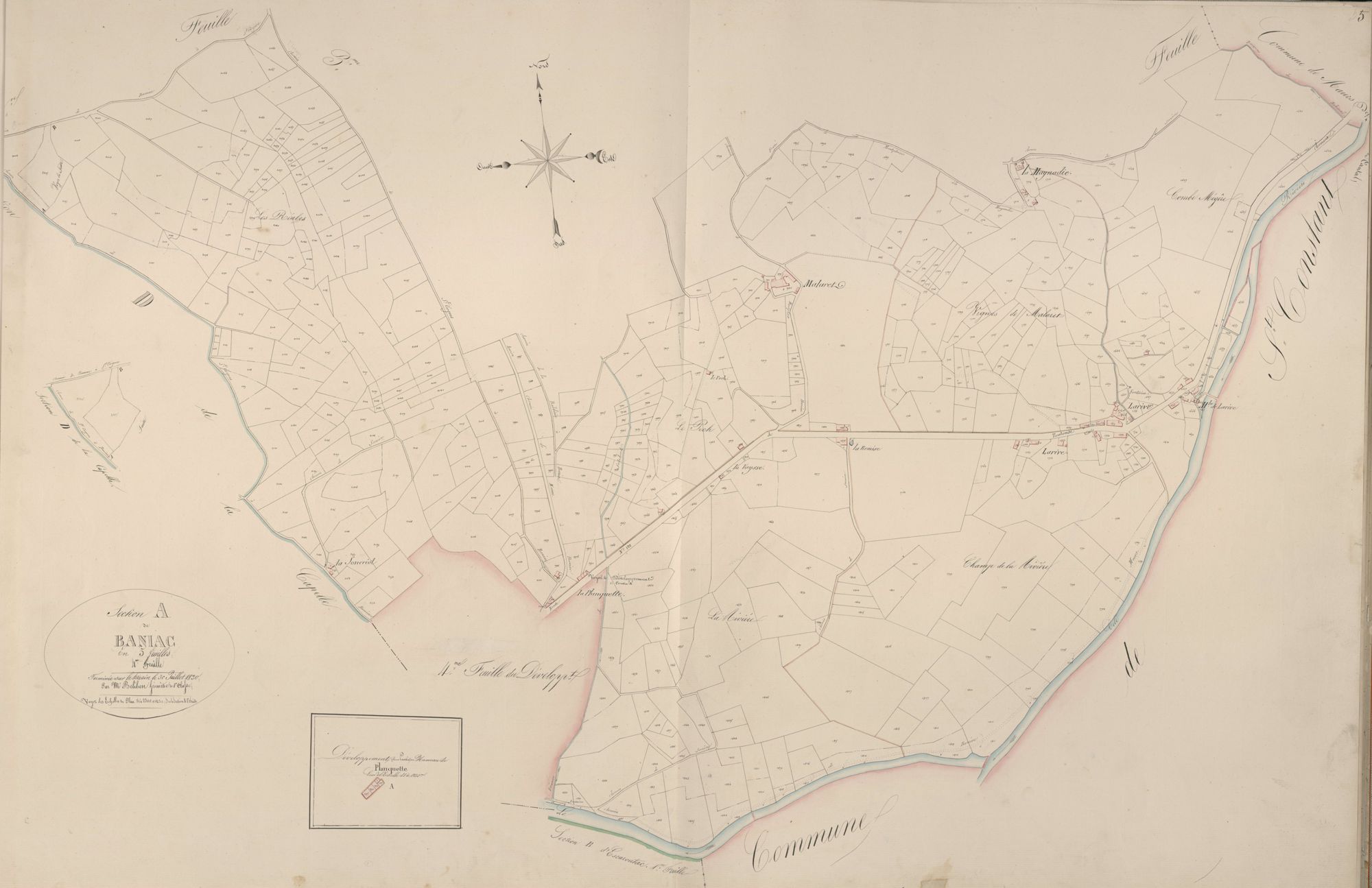 section A de Baniac, 4ème feuille