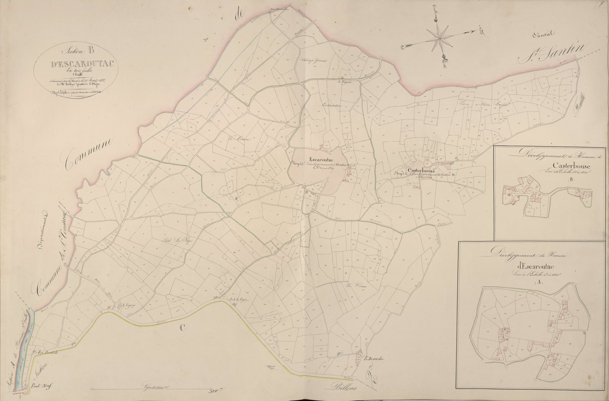 section B d'Escaroutac, 1ère feuille