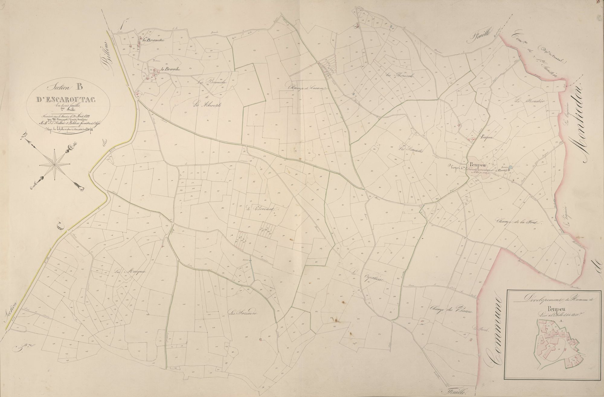 section B d'Escaroutac, 2ème feuille