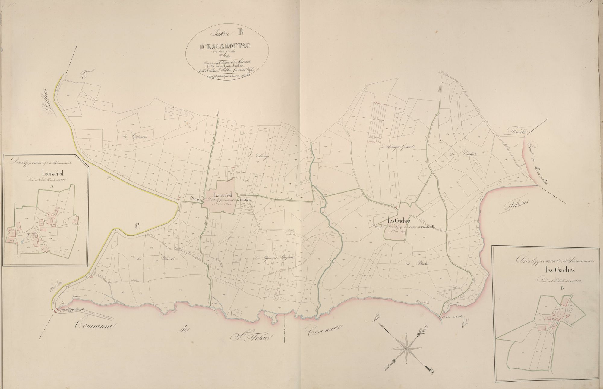 section B d'Escaroutac, 3ème feuille