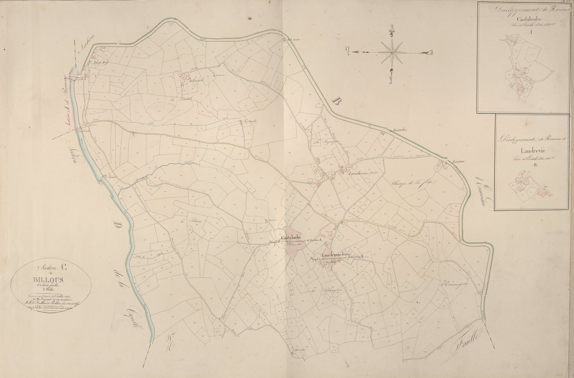 section C de Billous, 1ère feuille