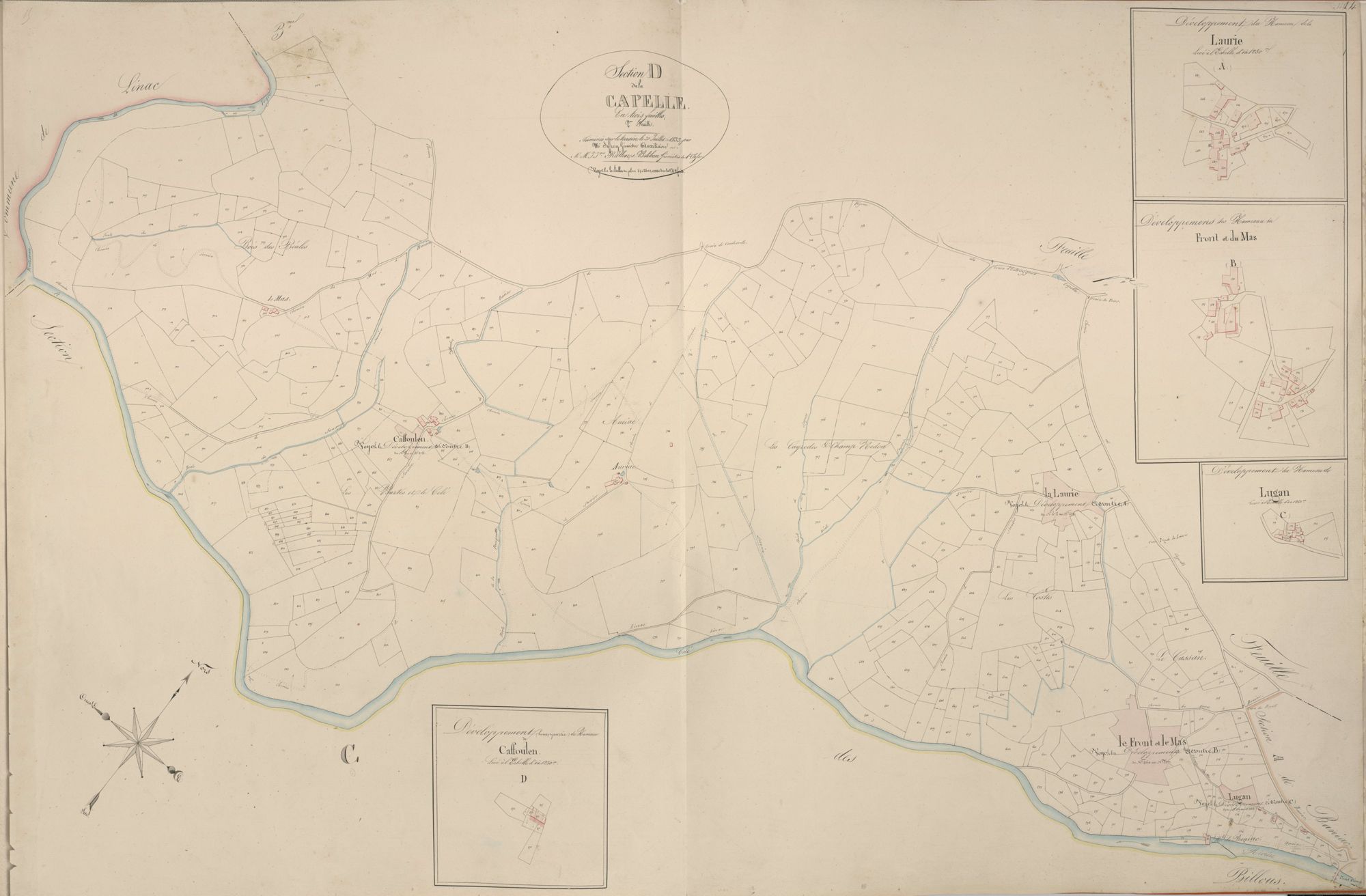 section D de la Capelle, 2ème feuille