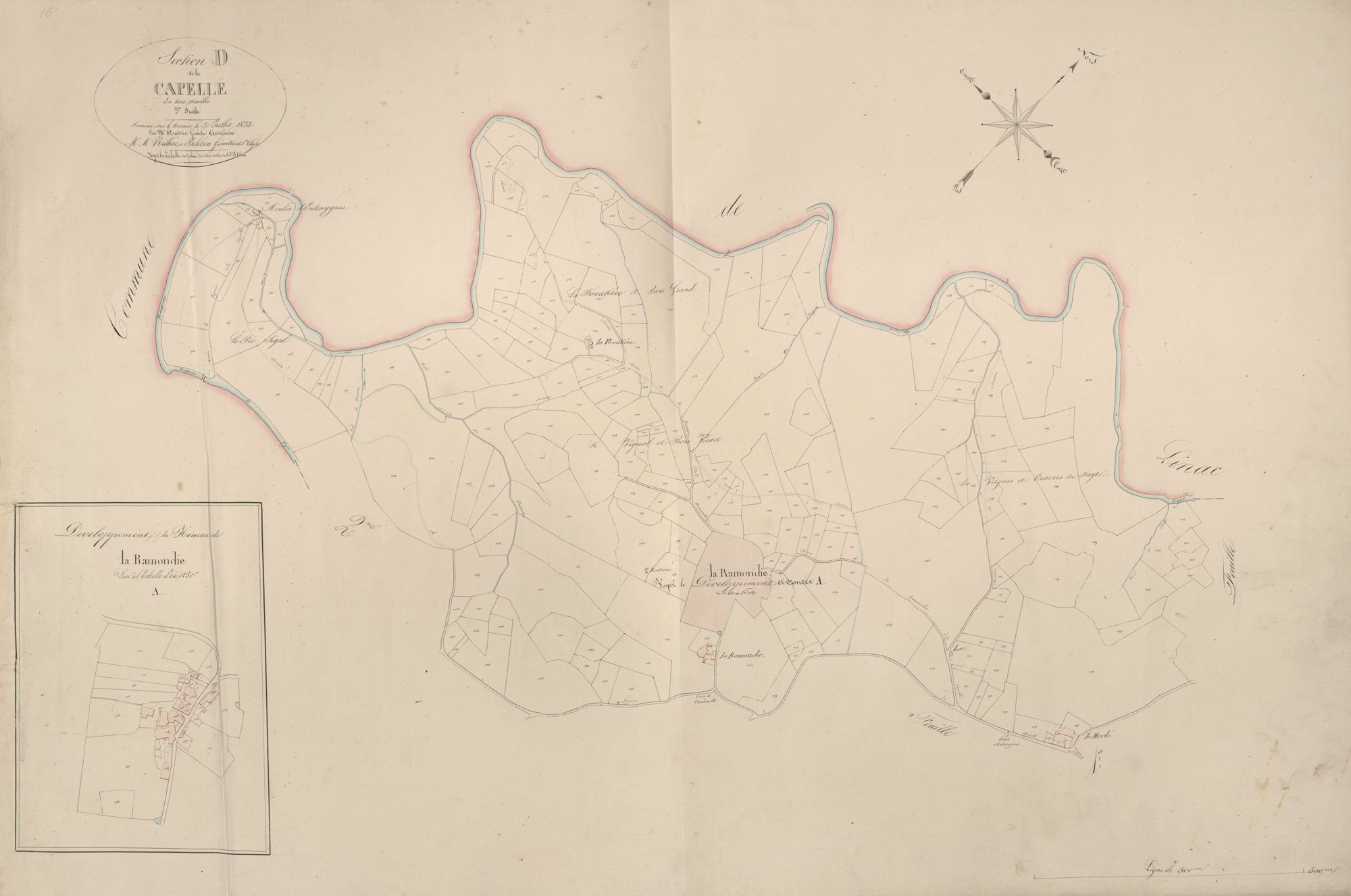 section D de la Capelle, 3ème feuille