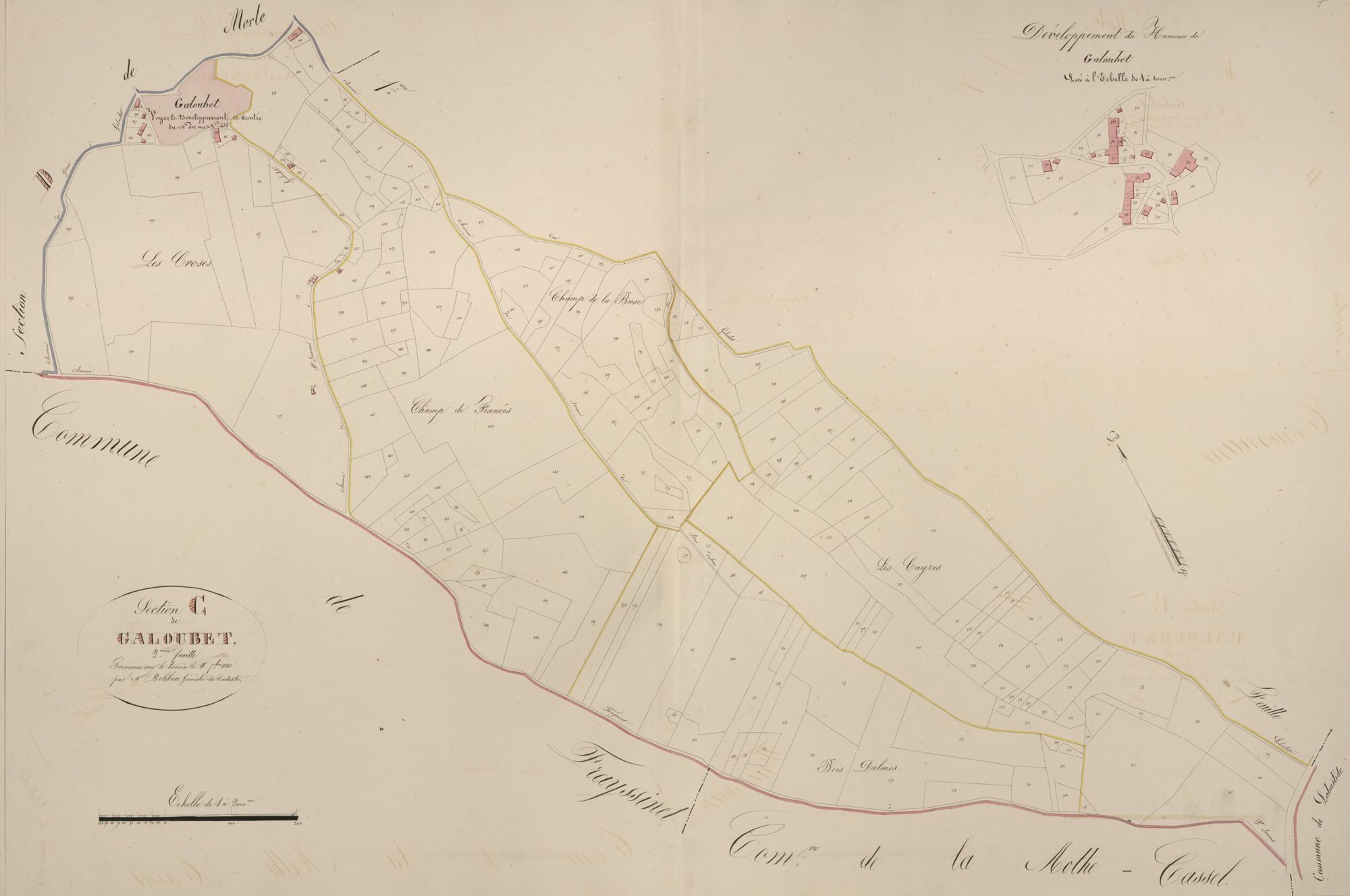 section C de Galoubet, 2ème feuille
