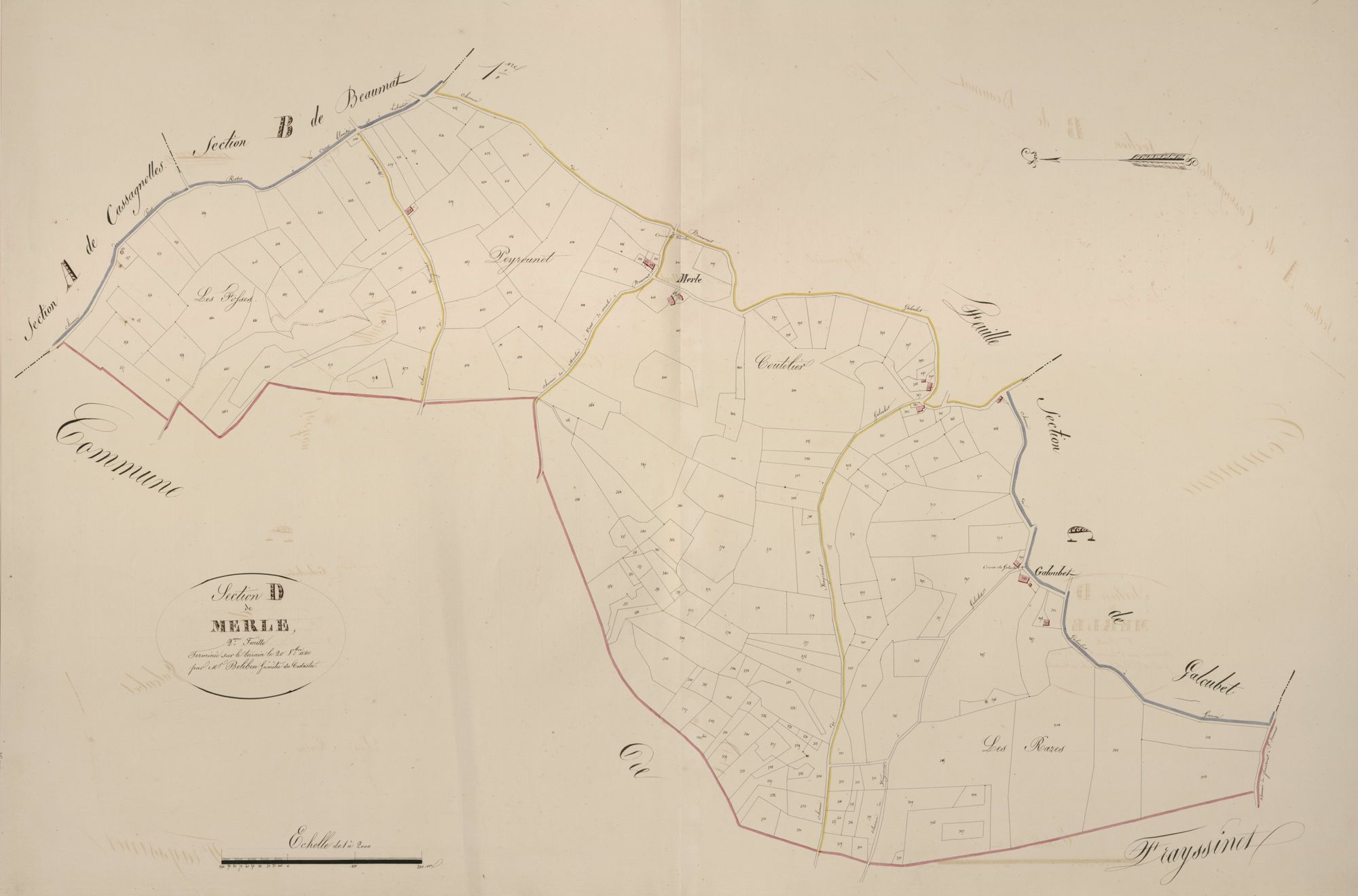 section D de Merle, 2ème feuille