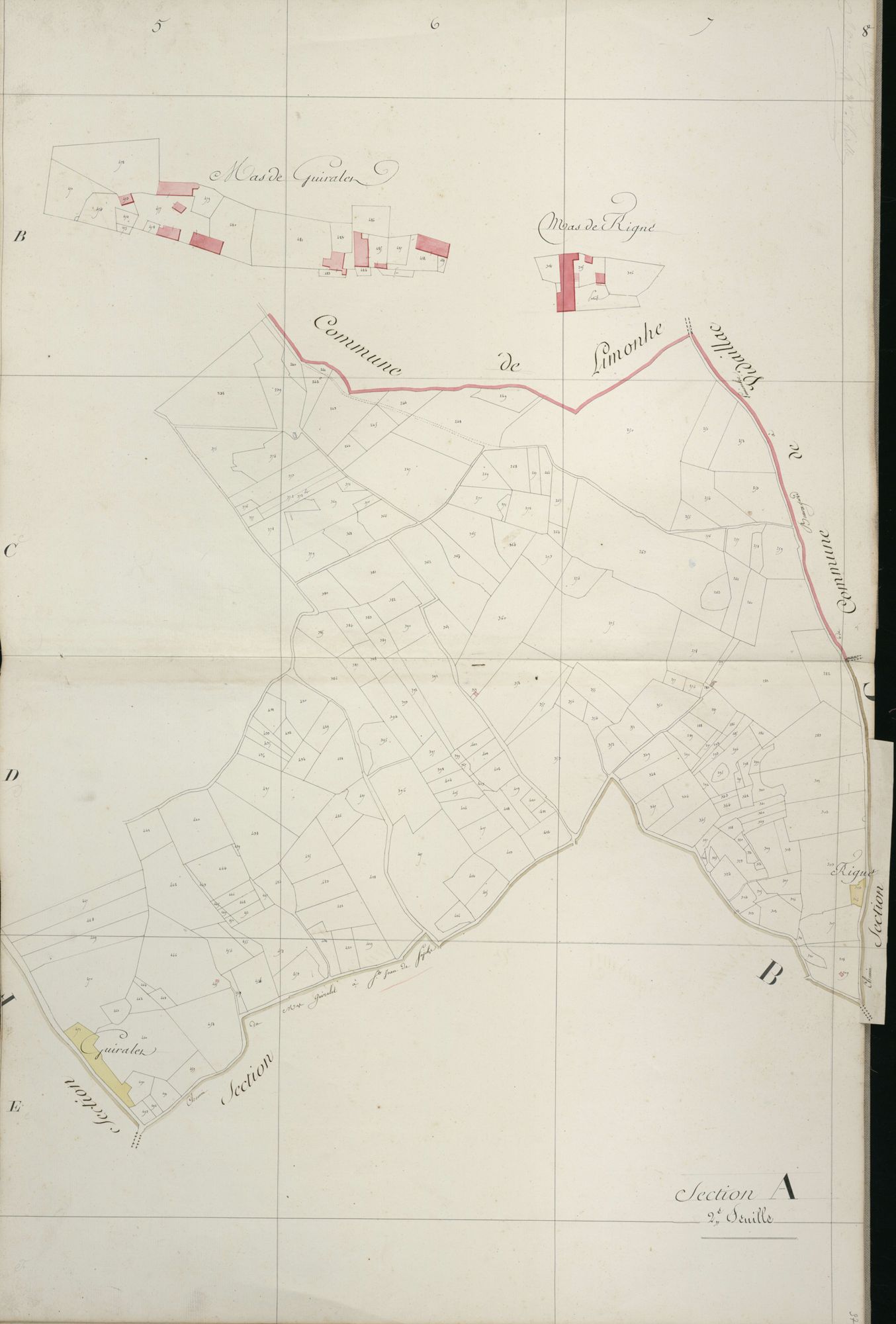 section A, 2ème feuille
