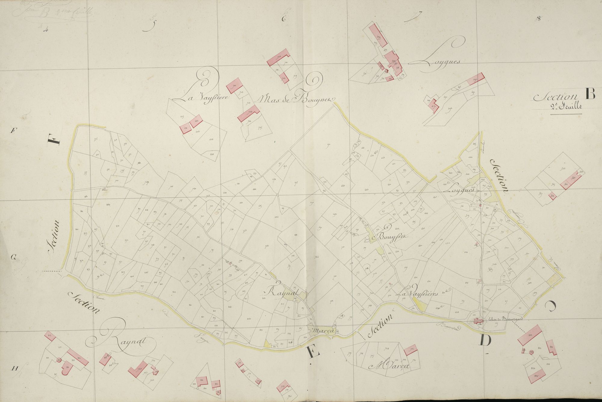 section B, 2ème feuille
