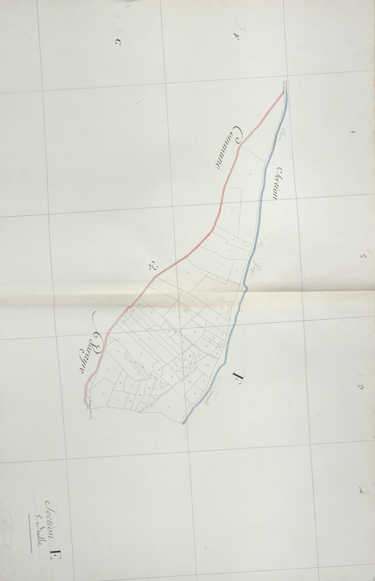 section E, 1ère feuille