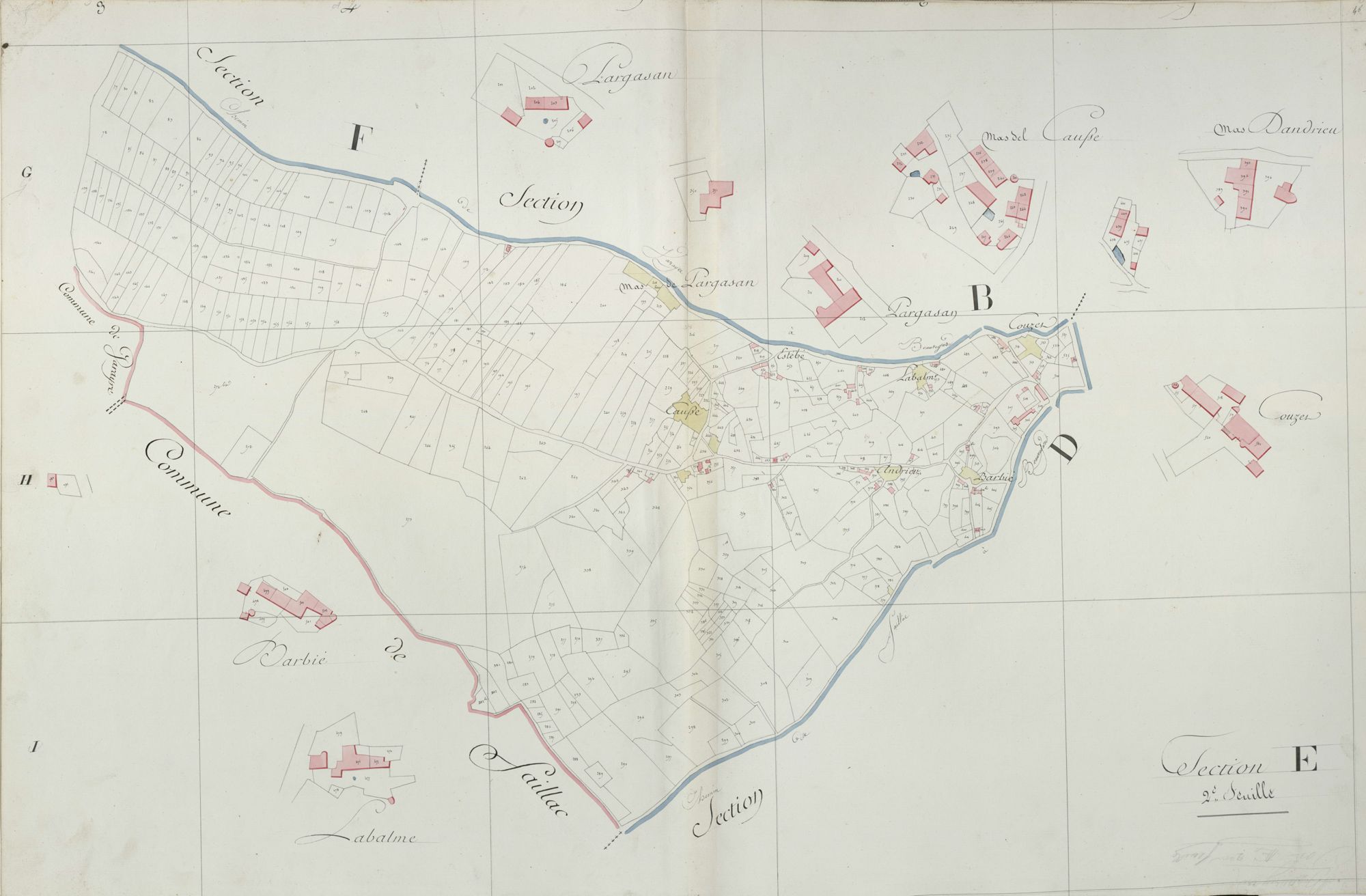 section E, 2ème feuille