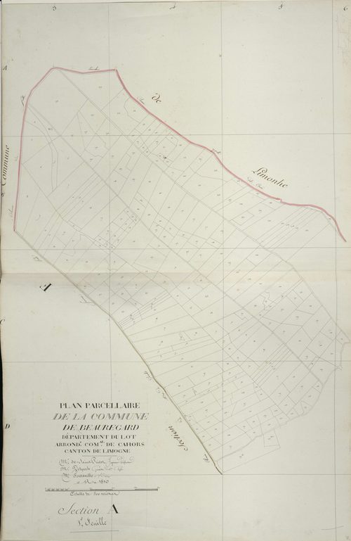 section A, 1ère feuille