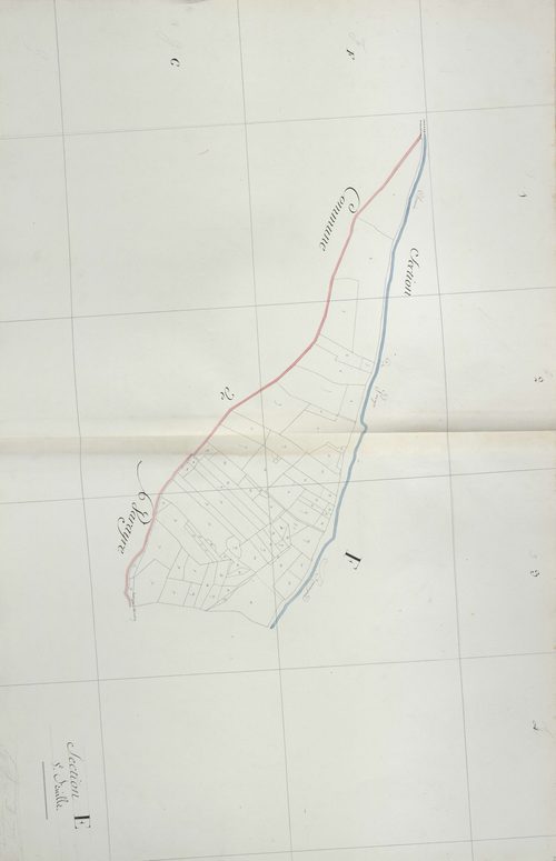 section E, 1ère feuille