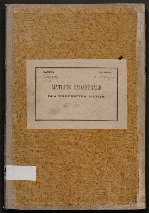 Cases 1-298. Augmentations et diminutions (1882-1891)