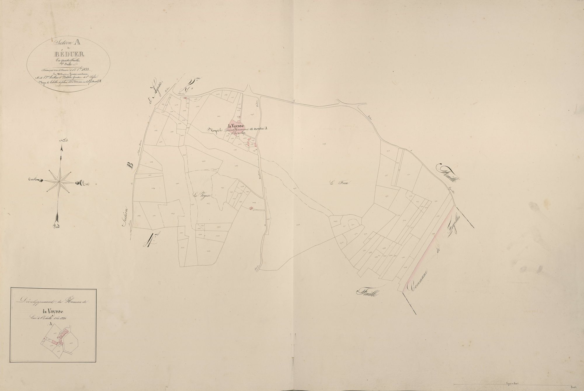 section A de Béduer, 3ème feuille