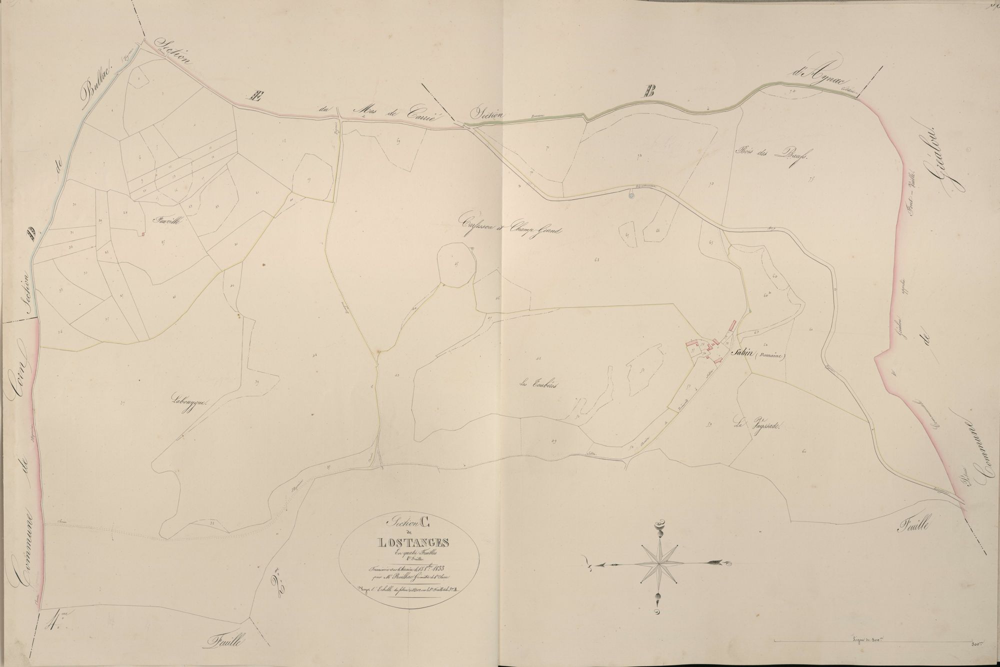 section C de Lostanges, 1ère feuille