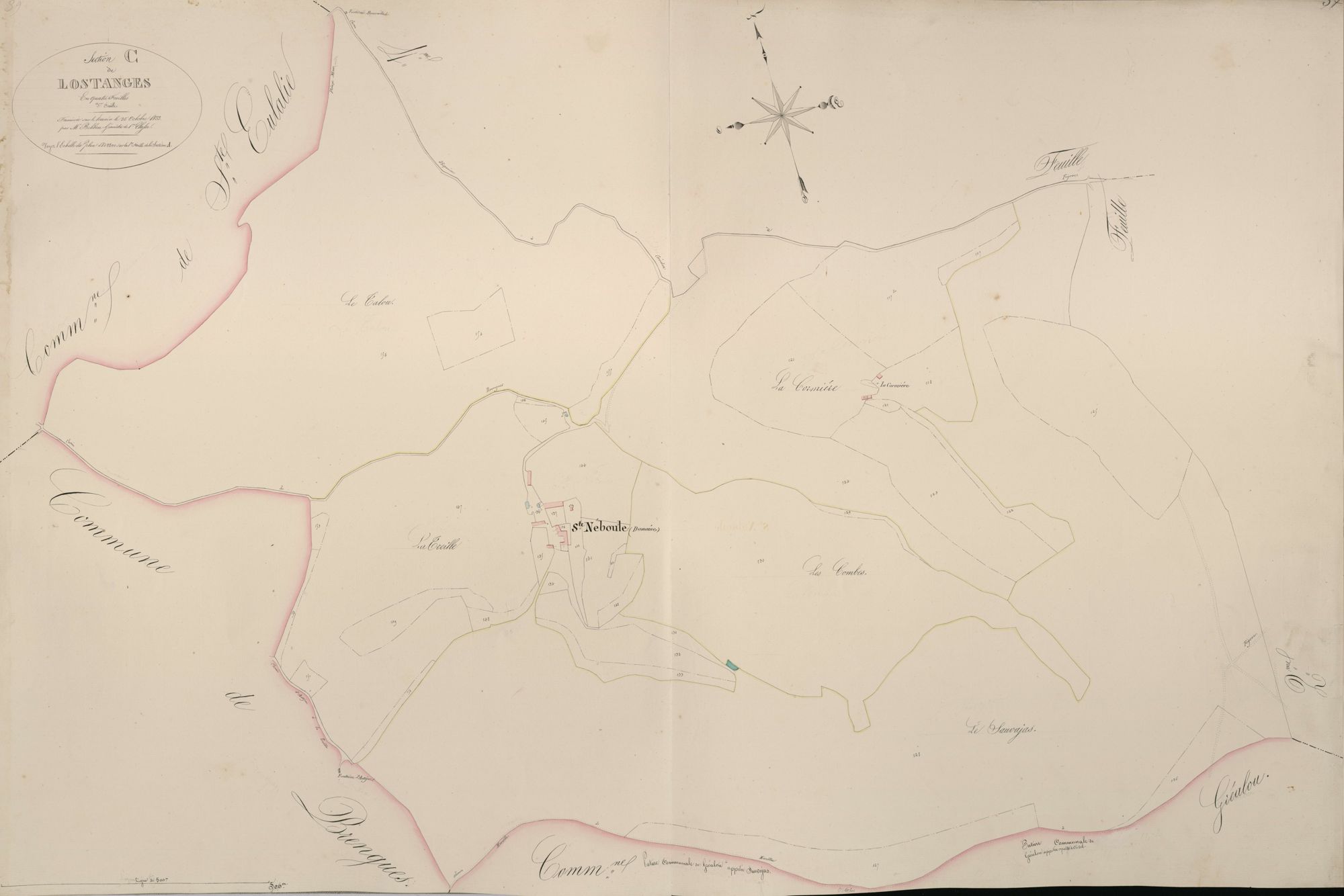 section C de Lostanges, 3ème feuille
