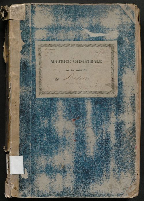 Folios 1-500. Augmentations et diminutions (1837-1914)