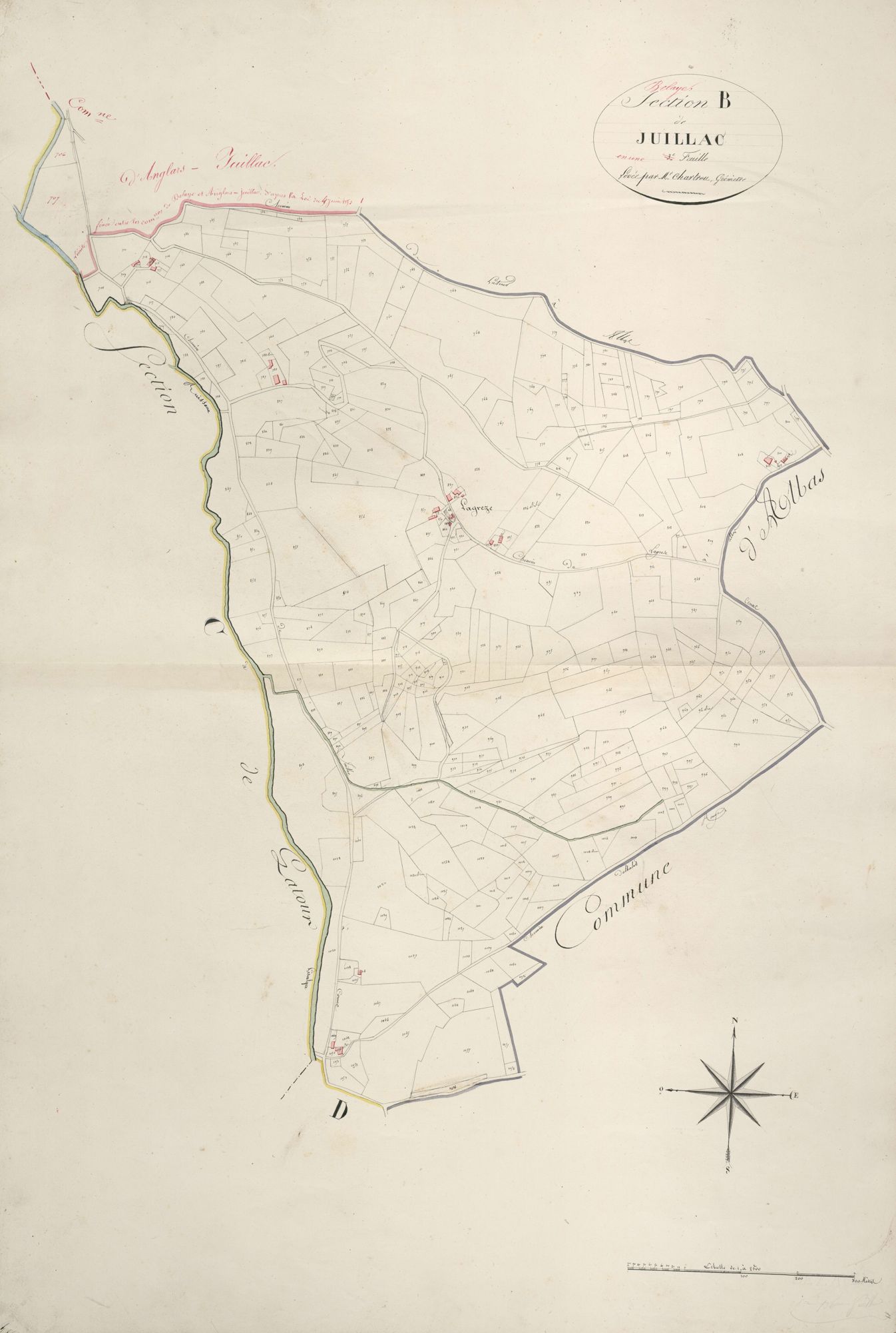section B de Juillac, 1ère feuille