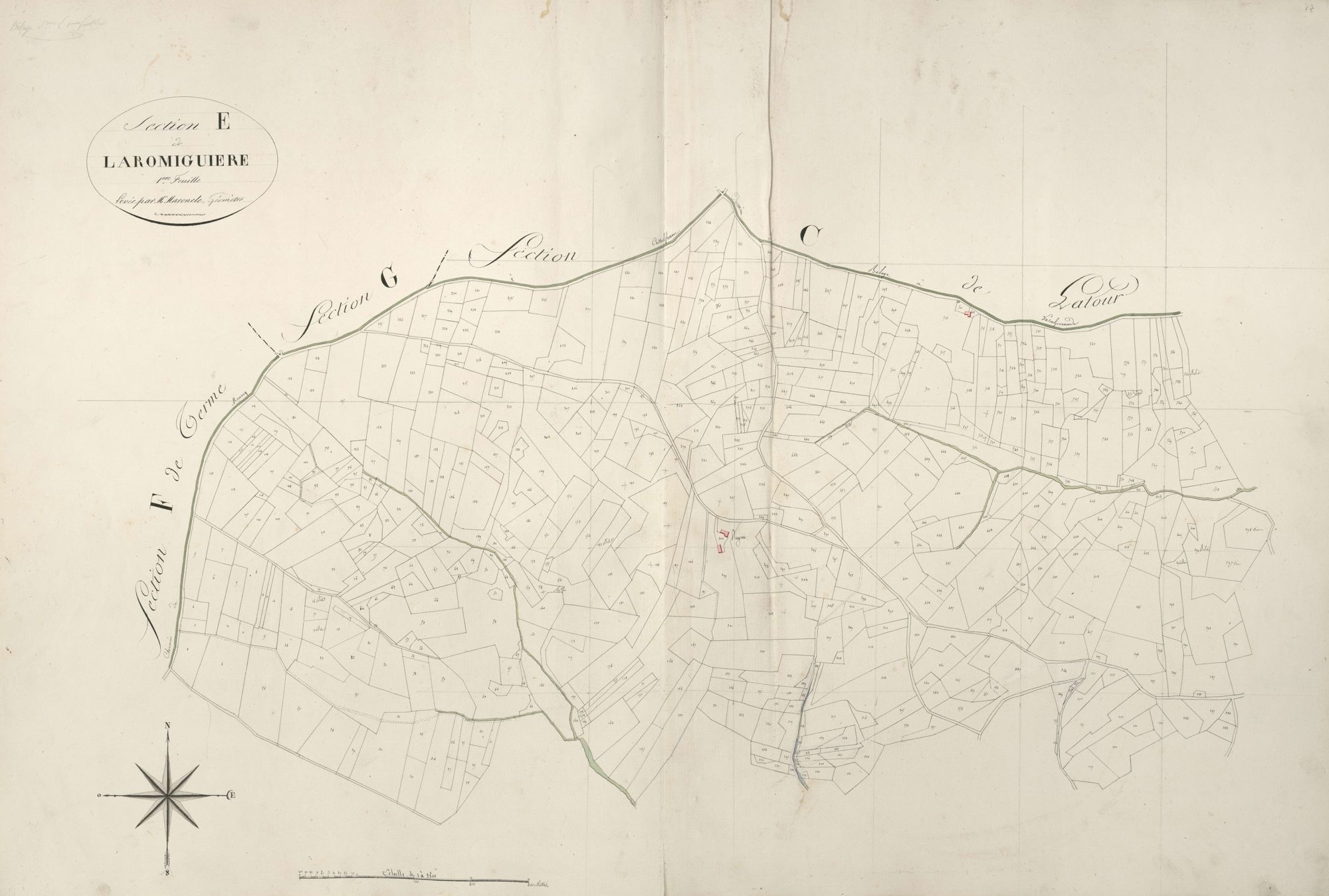 section E de Laromiguière, 1ère feuille