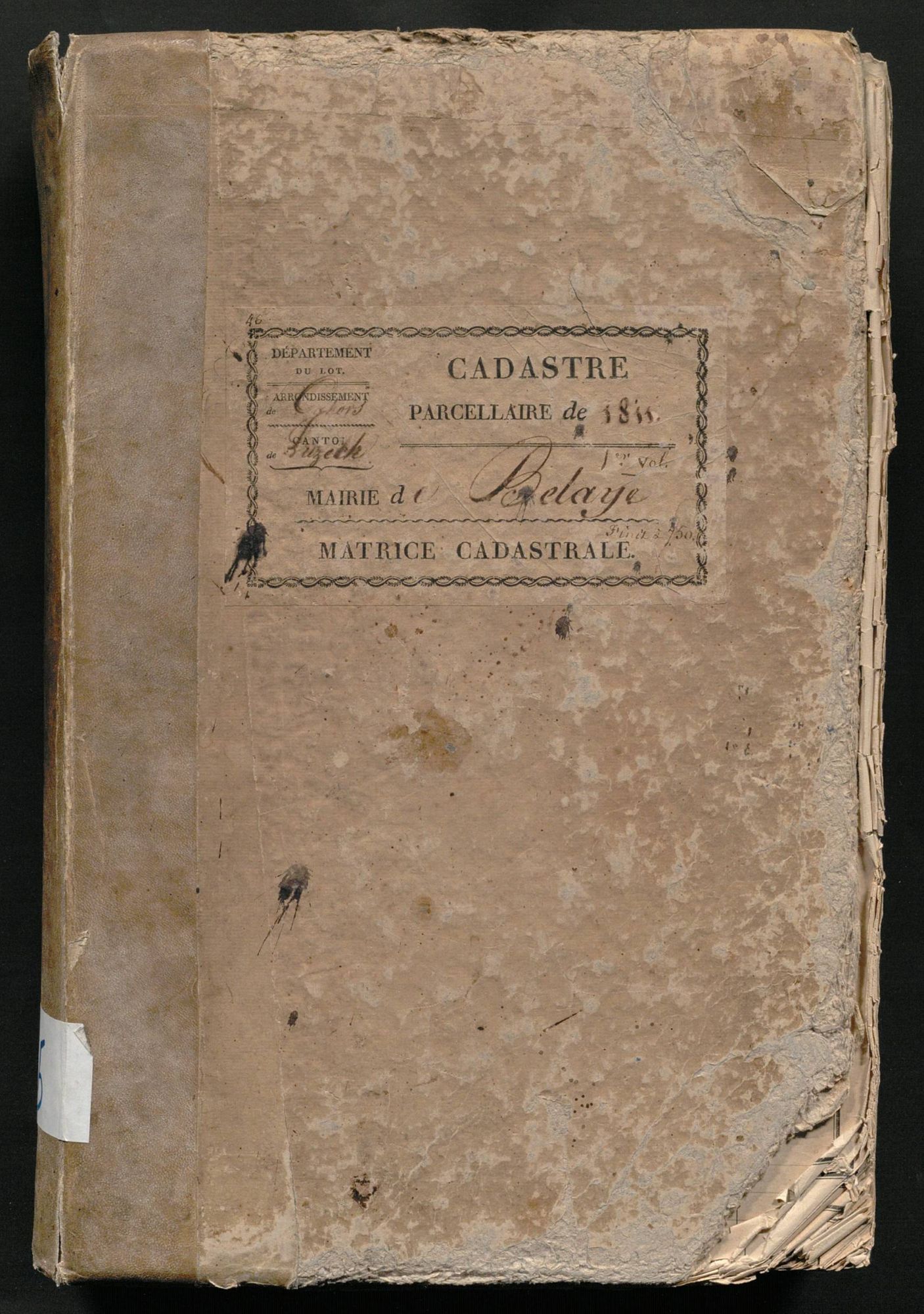 Folios 1-750. Augmentations et diminutions (1869-1913)