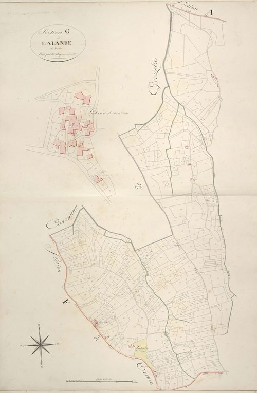 section G de Lalande, 1ère feuille