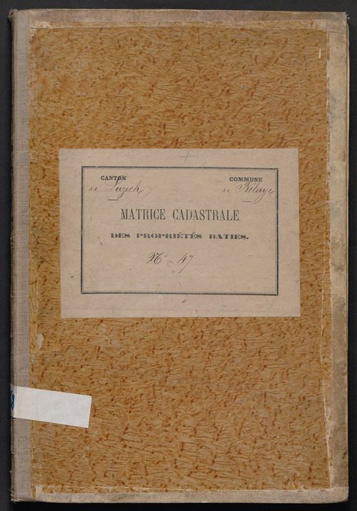 Cases 1-232. Augmentations et diminutions (1882-1891)