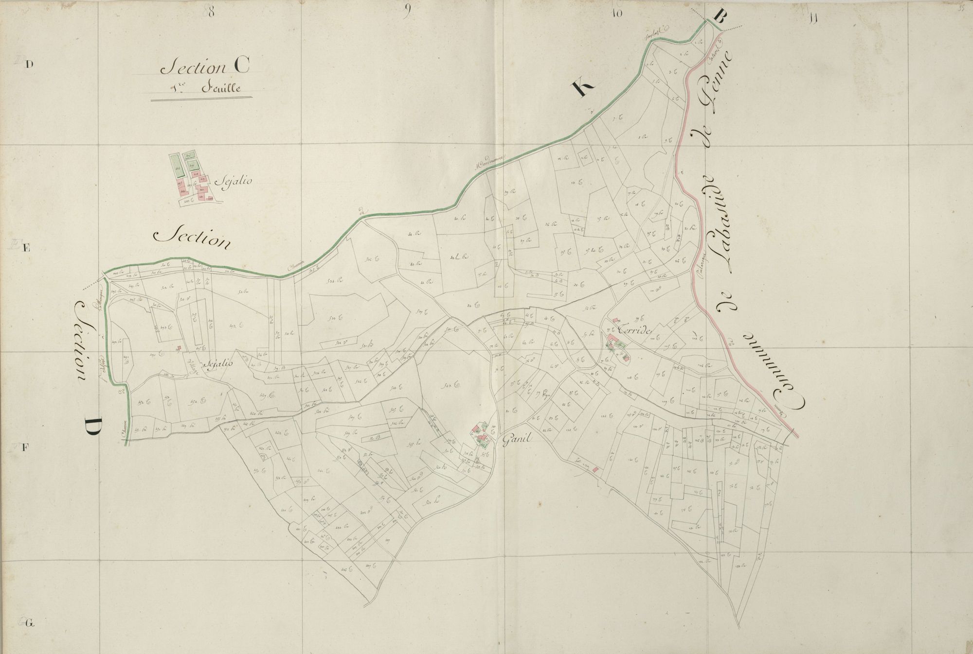 section C, 1ère feuille