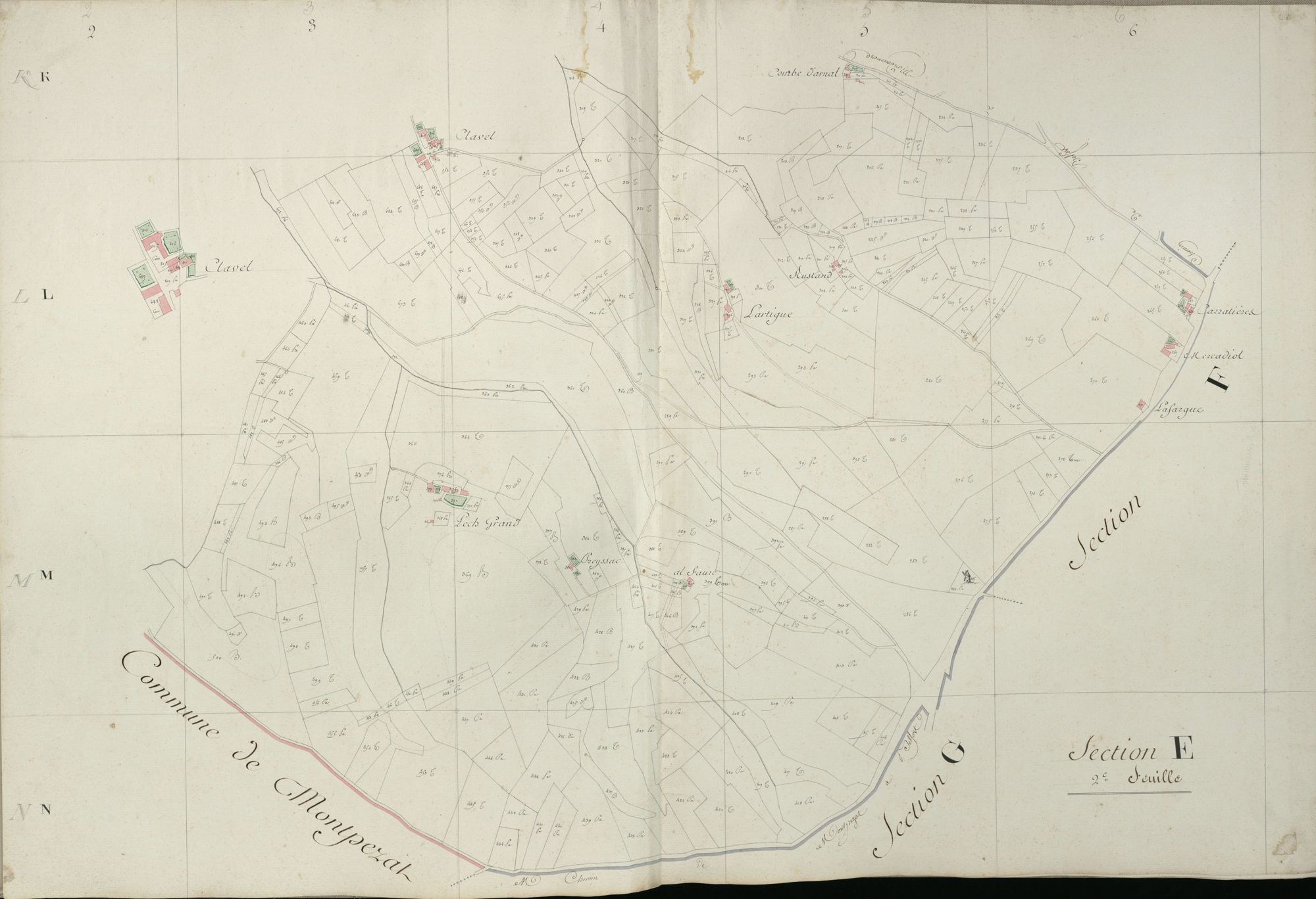 section E, 2ème feuille