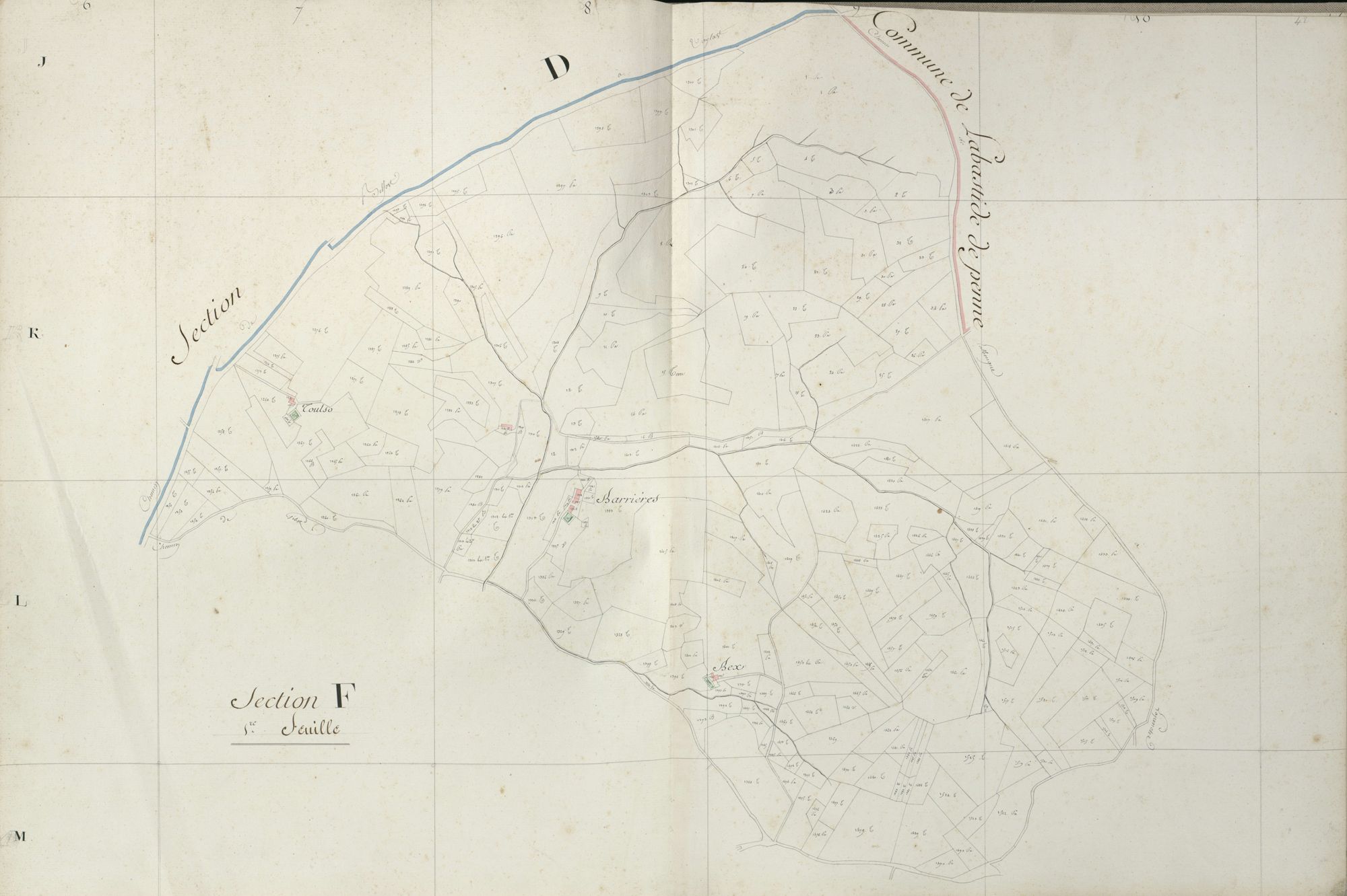 section F, 1ère feuille