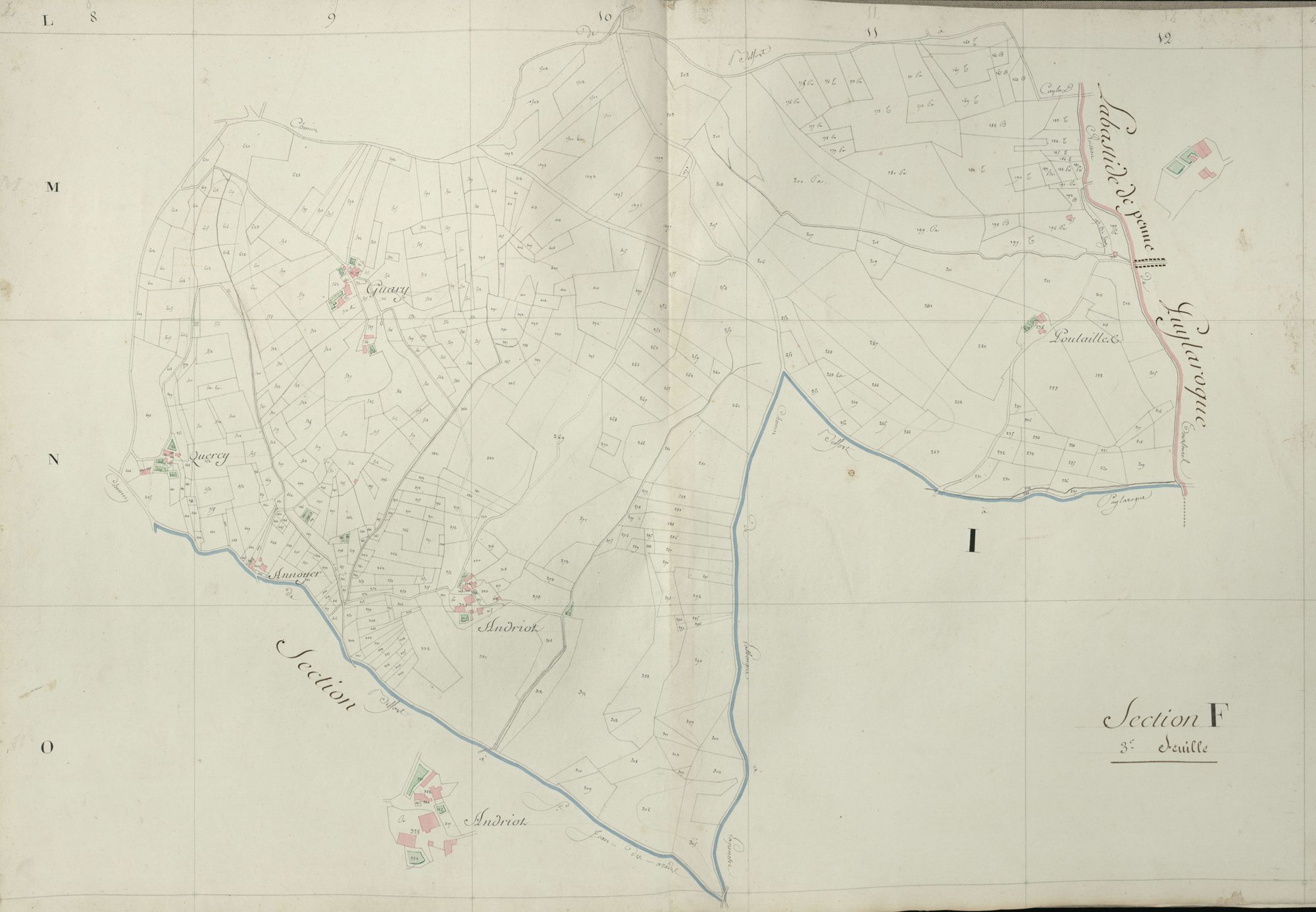 section F, 3ème feuille