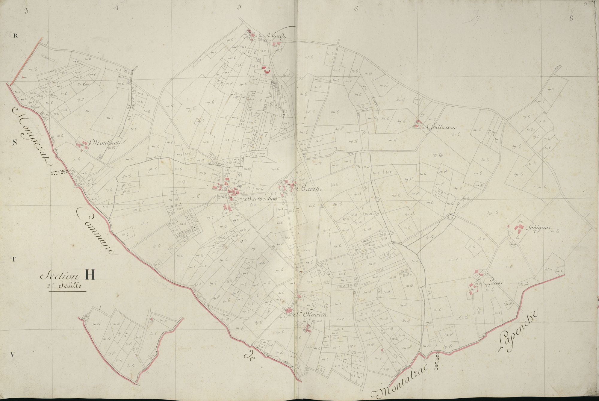 section H, 2ème feuille