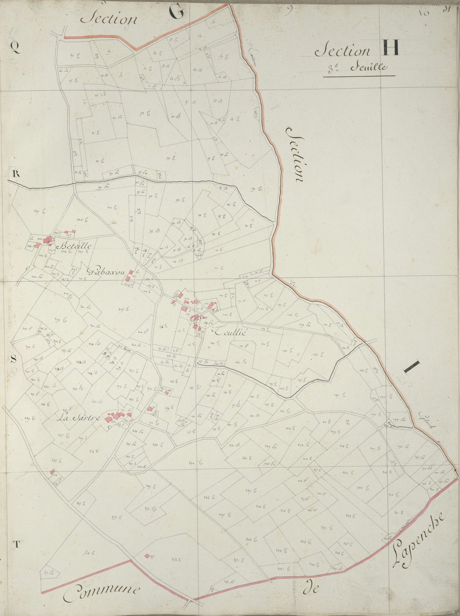 section H, 3ème feuille