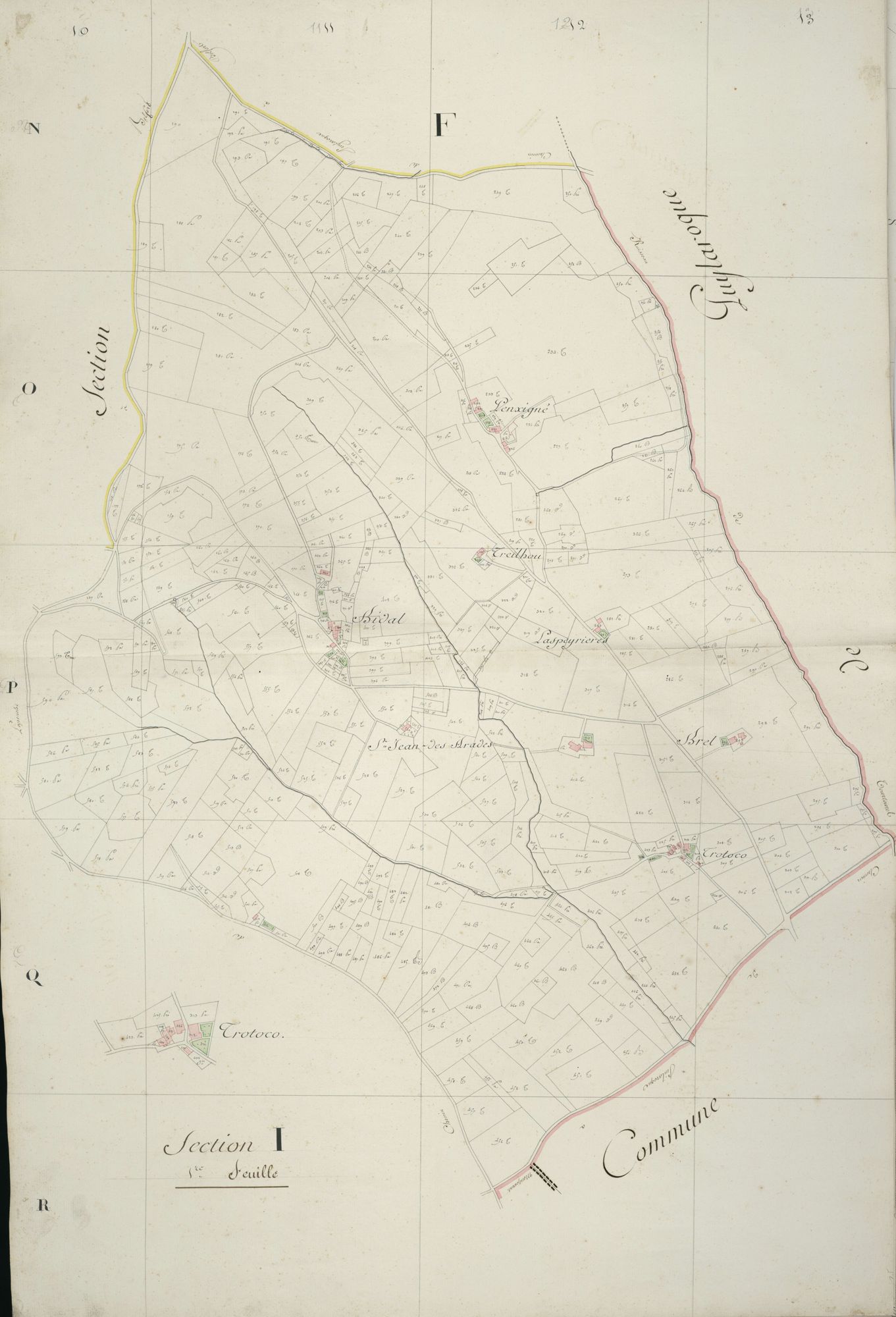 section I, 1ère feuille