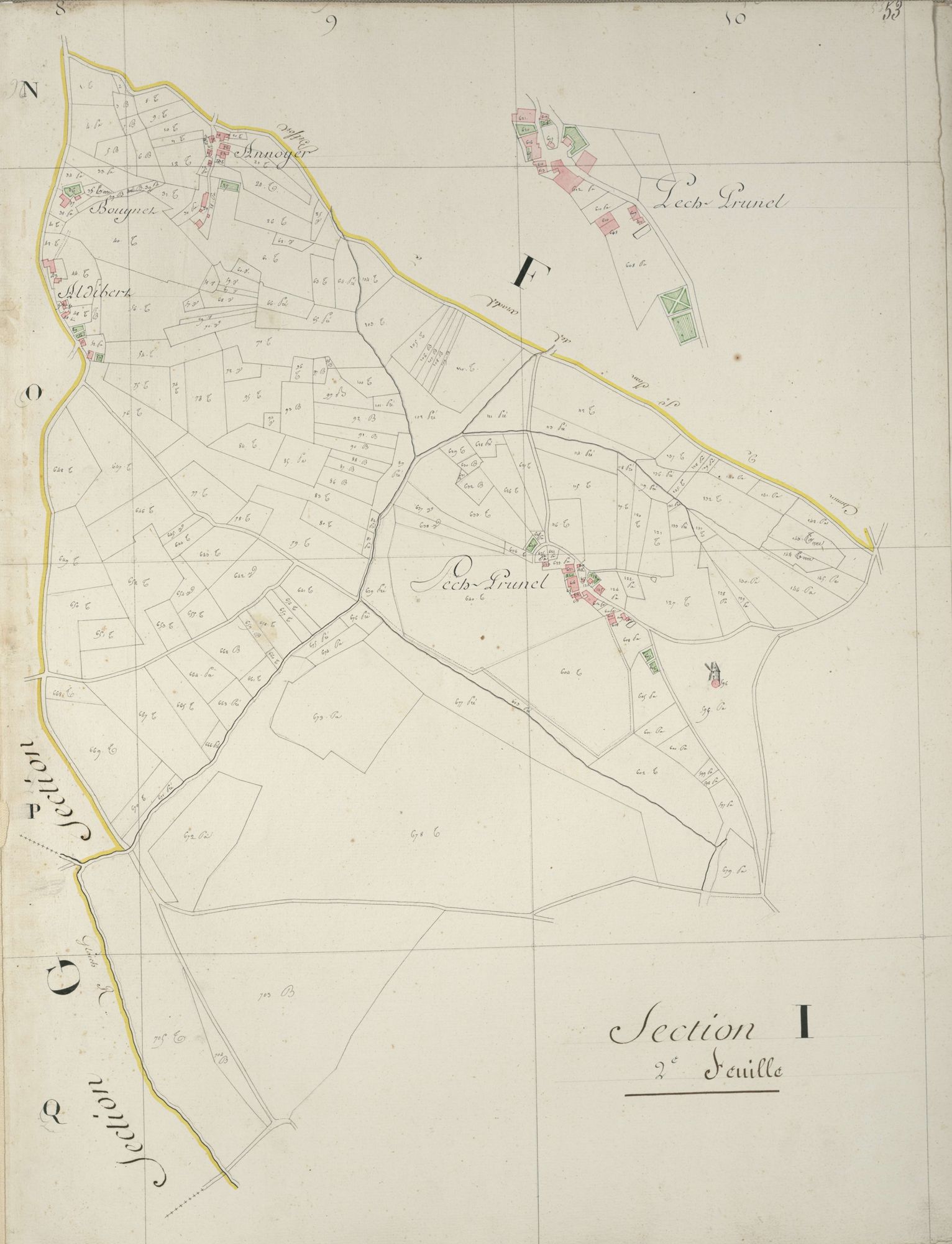 section I, 2ème feuille