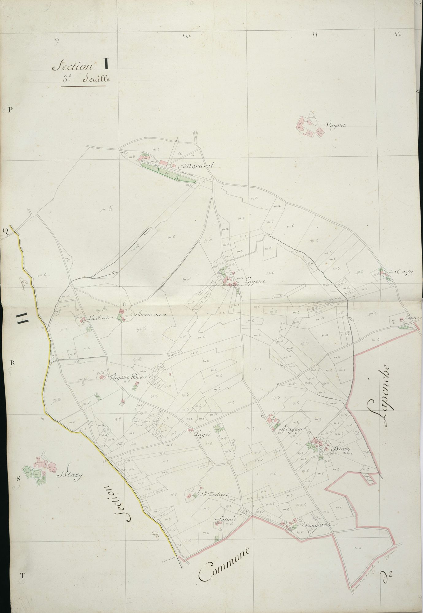 section I, 3ème feuille