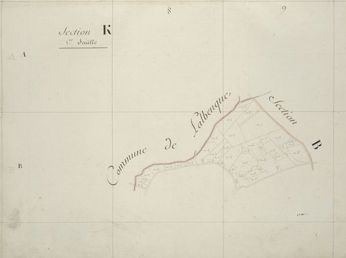 section K, 1ère feuille