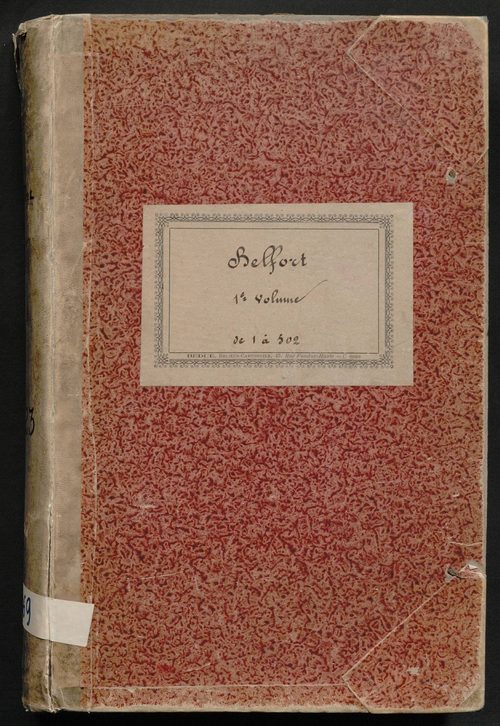 Folios 1-502. Augmentations et diminutions (1862-1914)