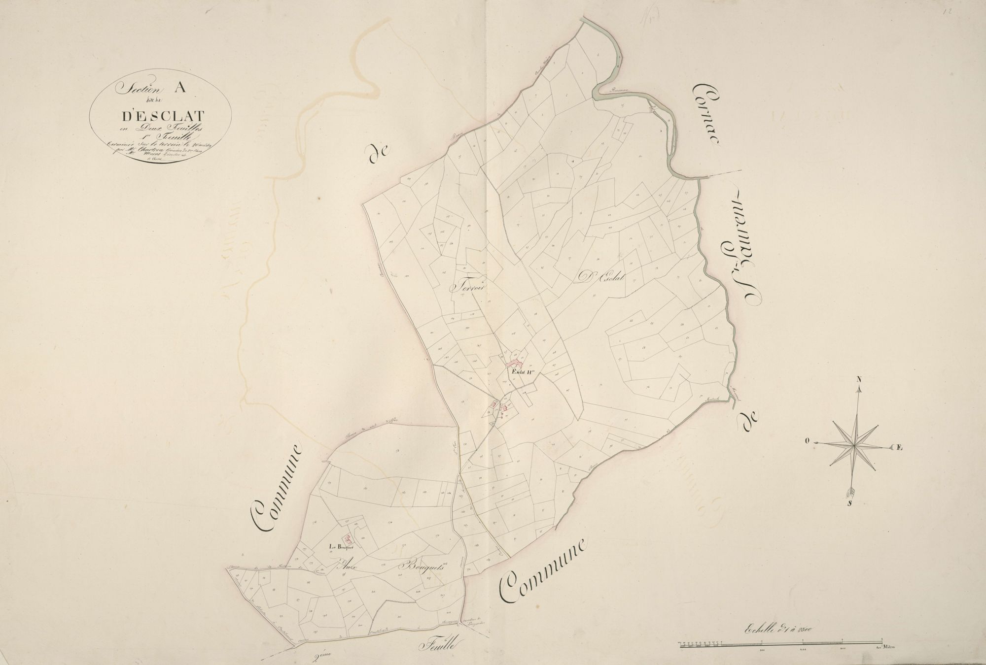 section A d'Esclat, 1ère feuille