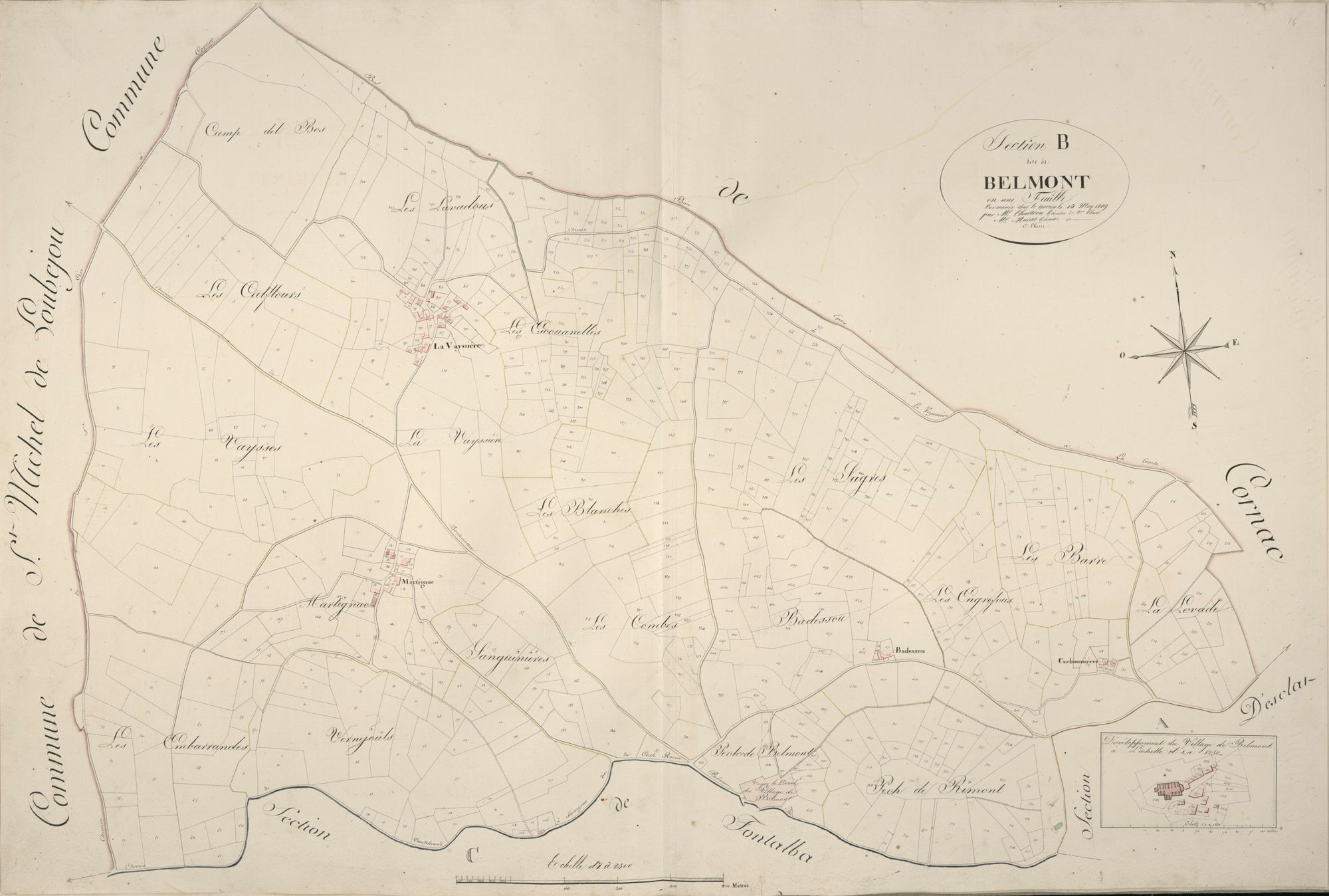 section B de Belmont, 1ère feuille