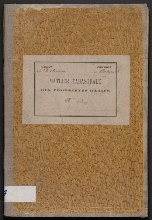 Cases 1-144. Augmentations et diminutions (1882-1891)