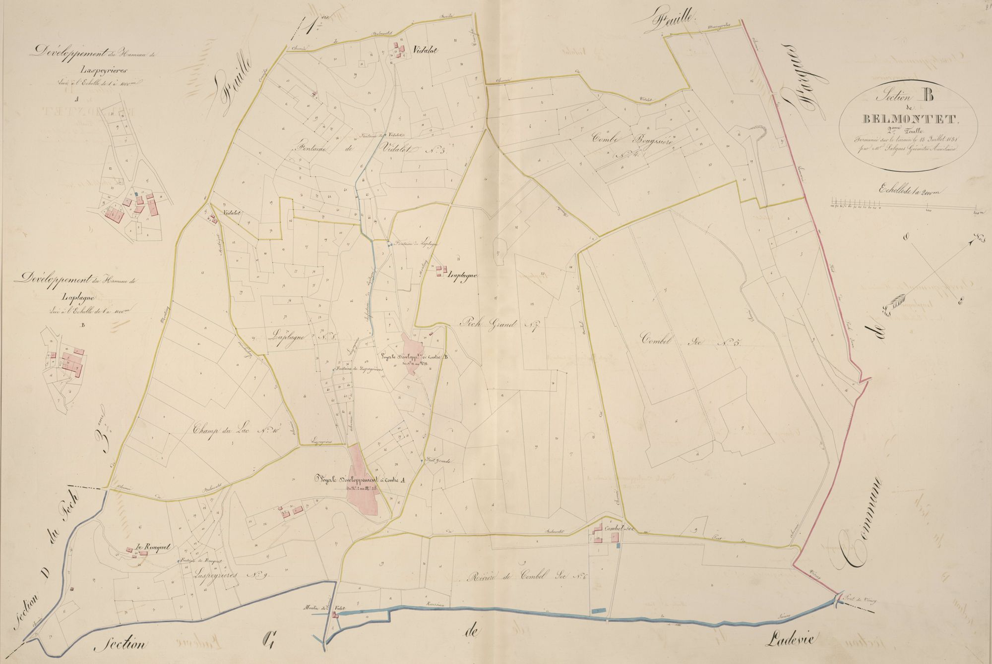 section B de Belmontet, 2ème feuille