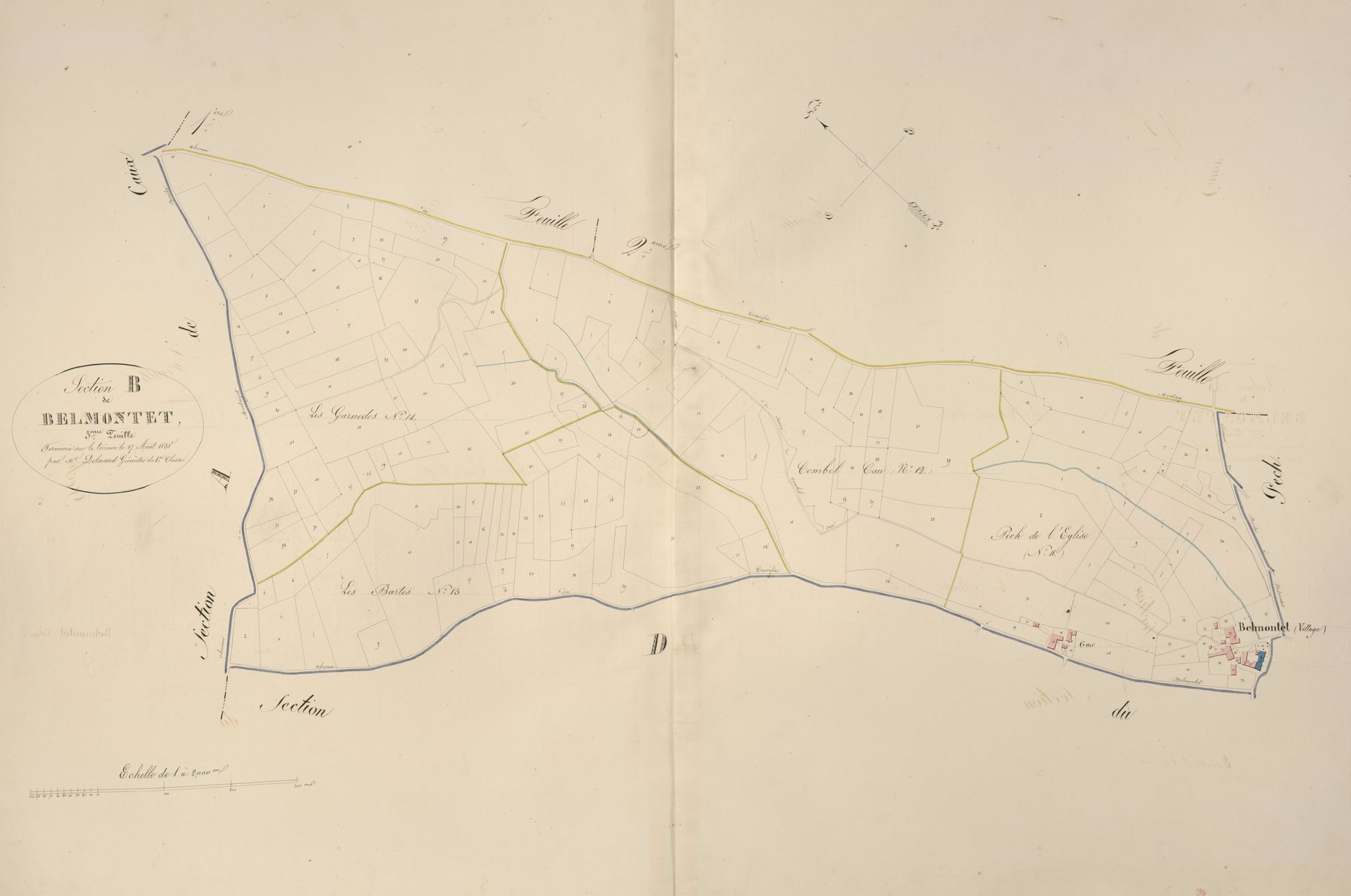 section B de Belmontet, 3ème feuille