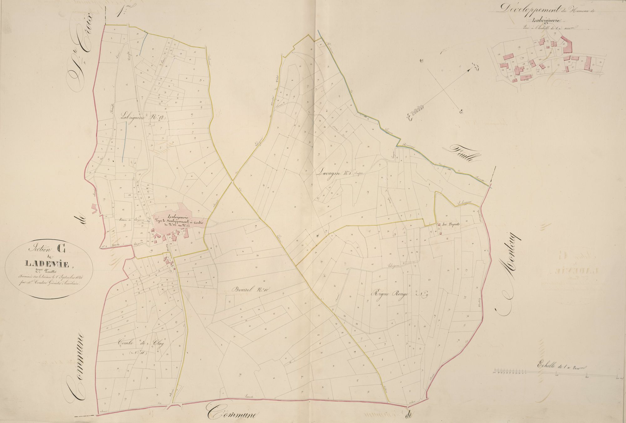 section C de Ladevie, 2ème feuille