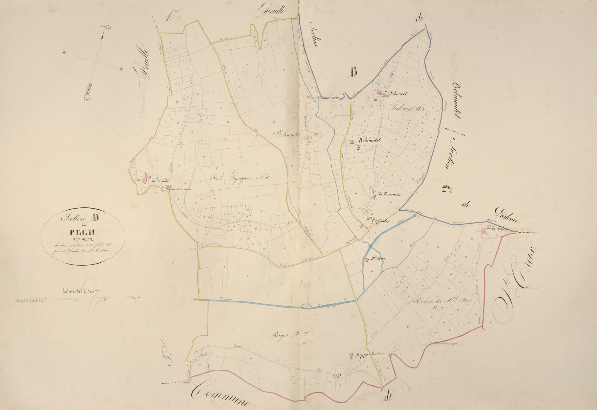 section D du Pech, 2ème feuille