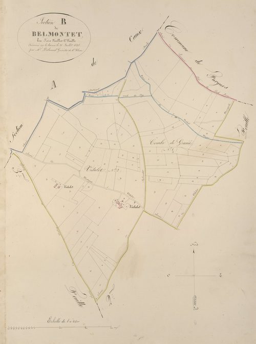 section B de Belmontet, 1ère feuille