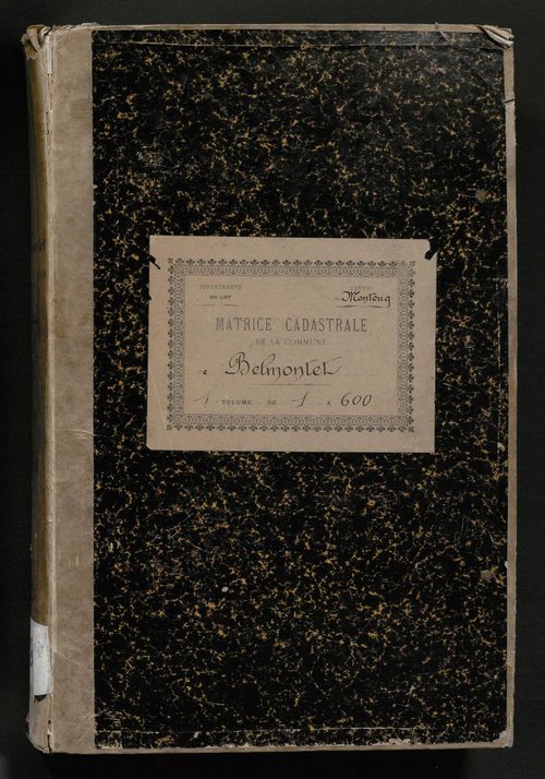 Folios 1-600. Augmentations et diminutions (1842-1914)
