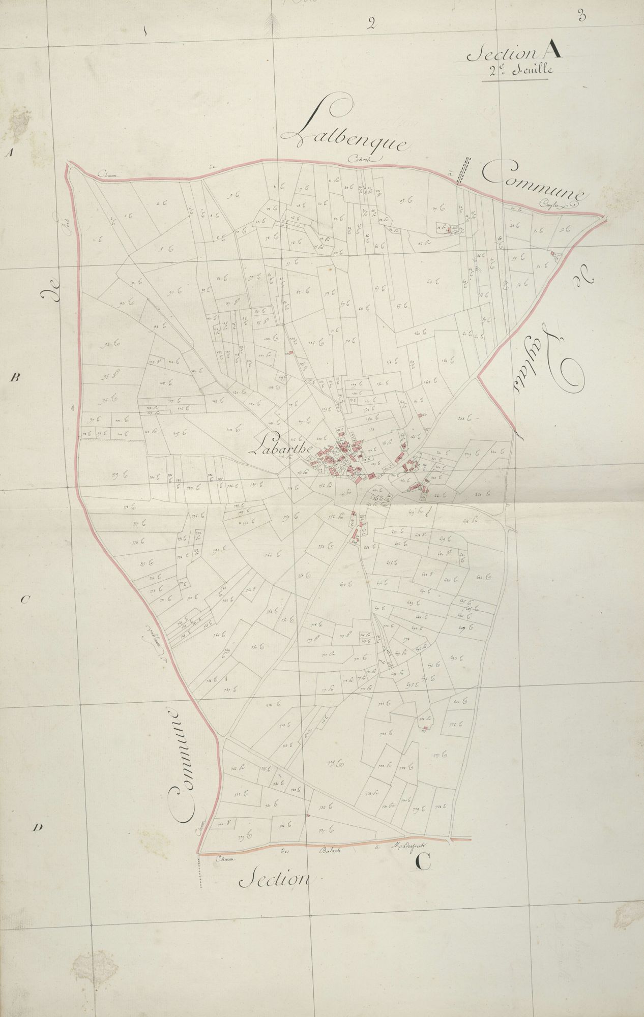 section A, 2ème feuille